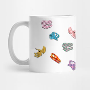 crazy patterned dinosaur fossils Mug